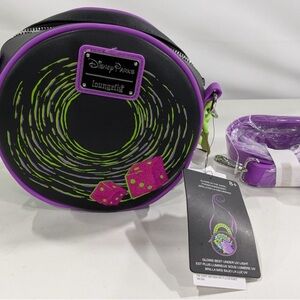 Loungefly Disney Parks Oogie Boogie Glow Crossbody Bag NWT